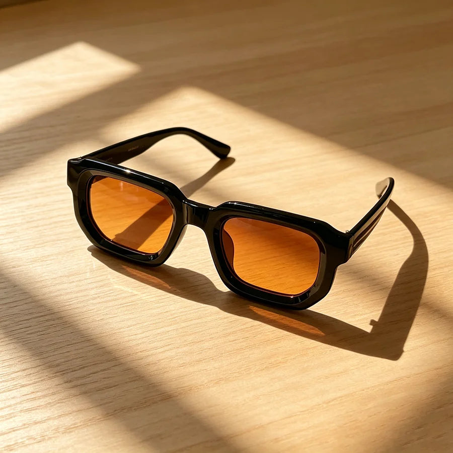 Lunettes soleil rectangulaires vintage — image 5