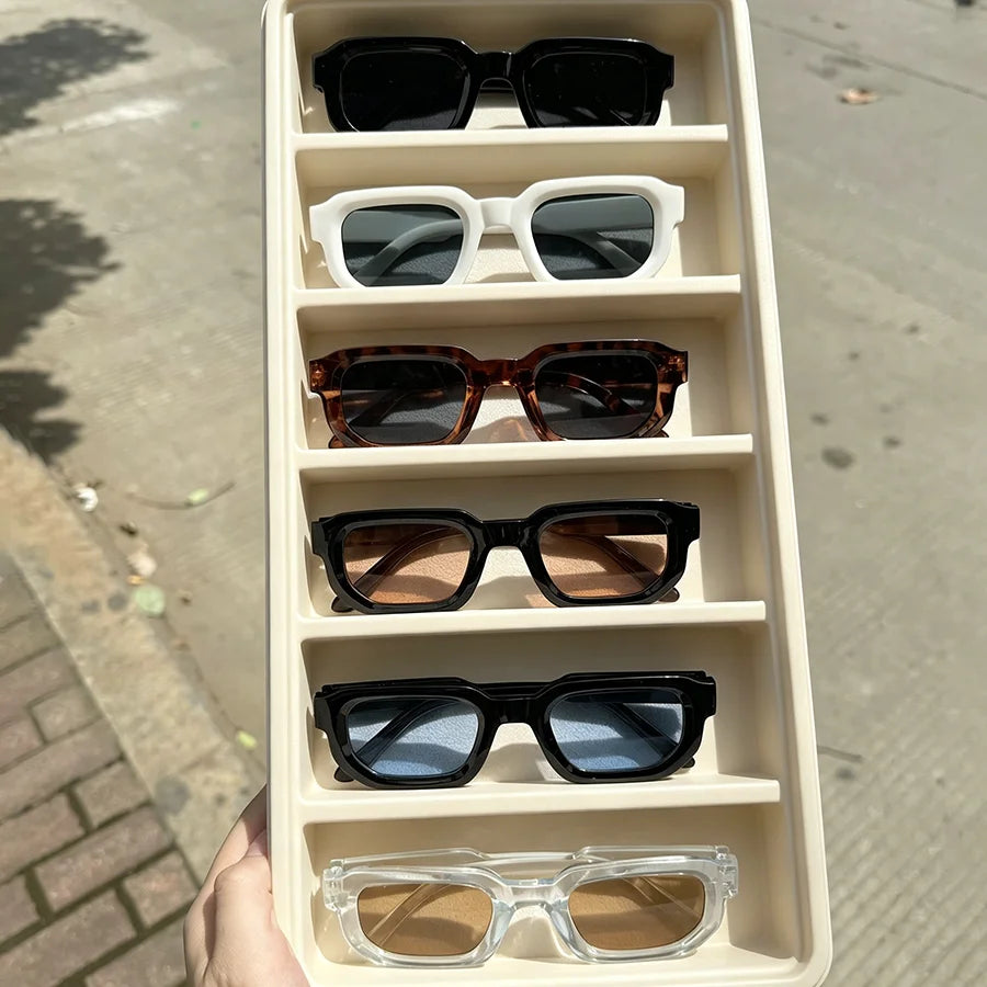 Lunettes soleil rectangulaires vintage — image 2
