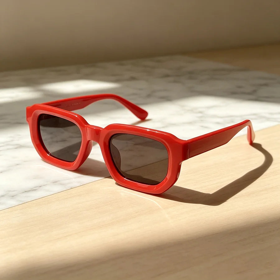 Lunettes soleil rectangulaires vintage — image 3