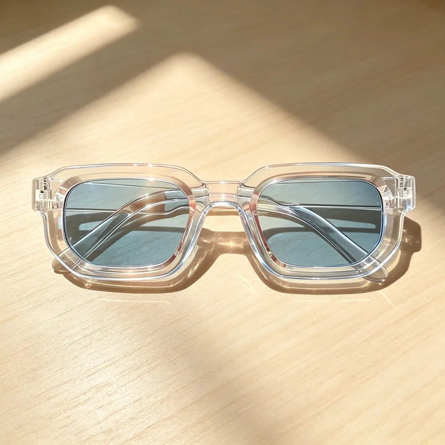 Lunettes soleil rectangulaires vintage — image 4