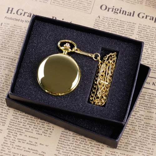 Montre à gousset quartz dorée — image 2