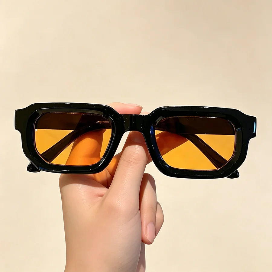 Lunettes soleil rectangulaires vintage
