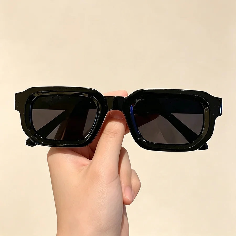 Lunettes soleil rectangulaires vintage