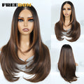 Perruque lace front ombrée