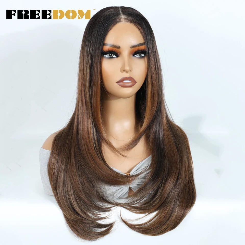 Perruque lace front ombrée — image 3