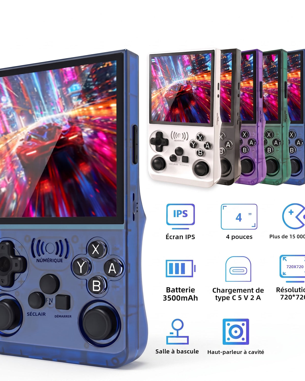Console de jeu rétro portable
